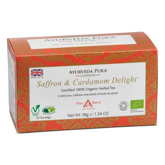 Saffron & Cardamon Delight™ - Organic Herbal Tea